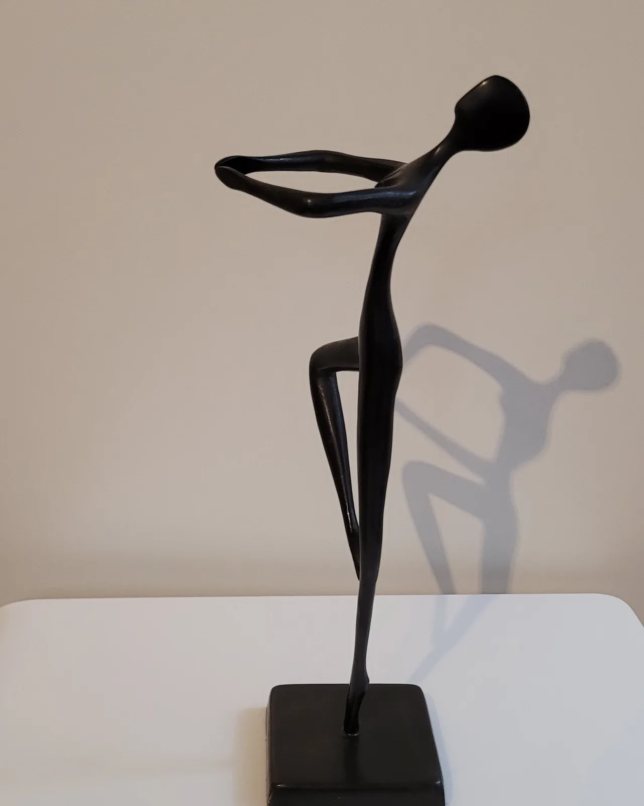 Black ballerina sculpture, Bodrul Khalique